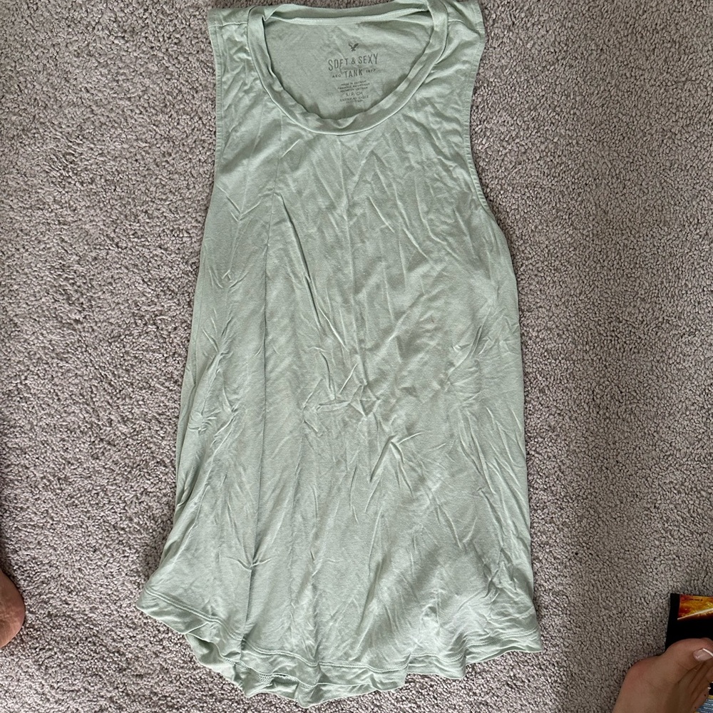 American Eagle Outfitters Mint Muscle Tee